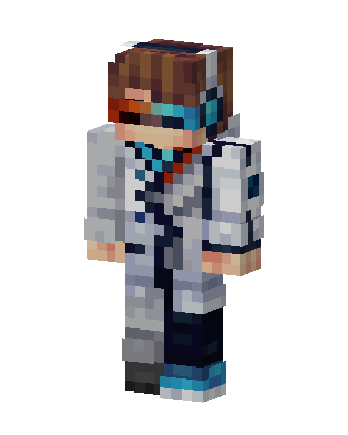 Cyber Scientist skin, 3D preview