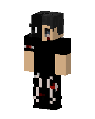 Black Fighter Boy skin, 3D preview