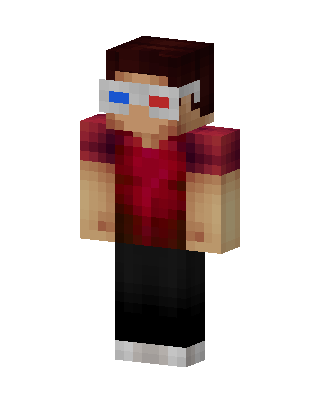 3D Glasses Guy Minecraft skin