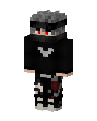 Shadow Hoodie Boy skin, 3D preview