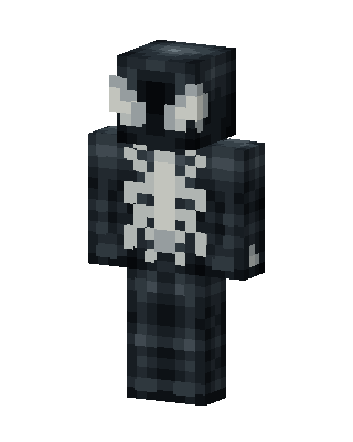 Spider-Man Symbiote skin, 3D preview