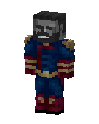Stone Faced Captain skin, 3D preview