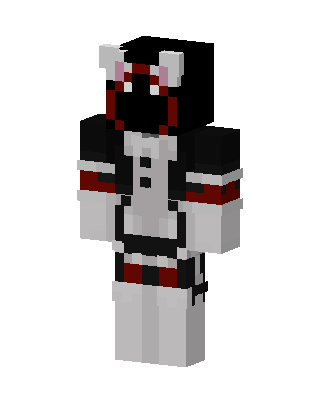 Maid Bear skin, 3D preview