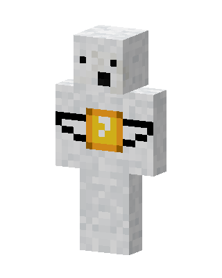 Lucky Block Polar skin, 3D preview