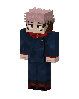 Yuji Itadori skin, 3D preview
