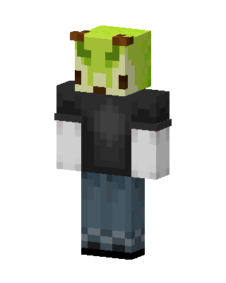 Green Mob Boy skin, 3D preview