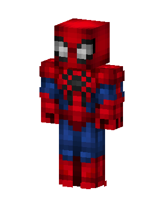 Spider-Man skin, 3D preview