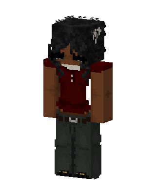 Red Emo Boy Minecraft skin