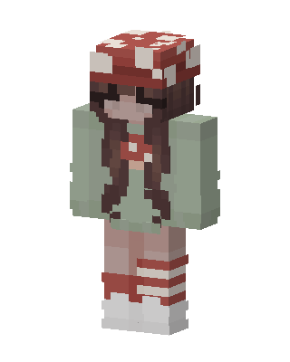Mushroom Cottagecore Minecraft skin