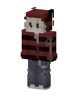 Red Stripe Hoodie Minecraft skin
