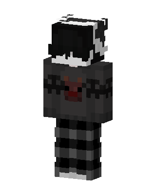 Emo Plaid Boy skin, 3D preview