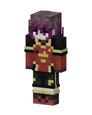 Crimson Mage skin, 3D preview