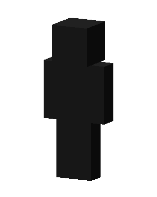 Black Mob skin, 3D preview