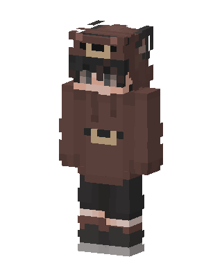 Bear Hoodie Boy Minecraft skin