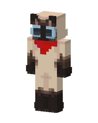 Siamese Cat skin, 3D preview