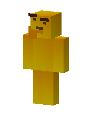 Thinking Emoji skin, 3D preview