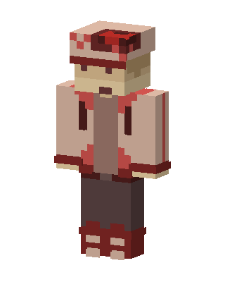 Crimson Cap skin, 3D preview