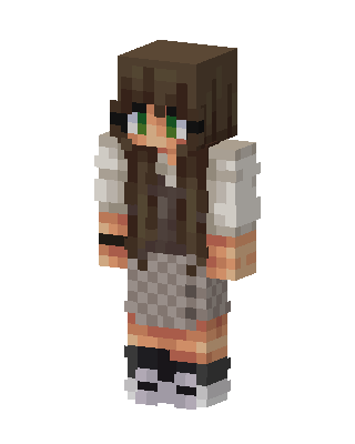 Cozy Brunette skin, 3D preview