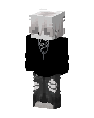 Black Player Boy skin, 3D preview
