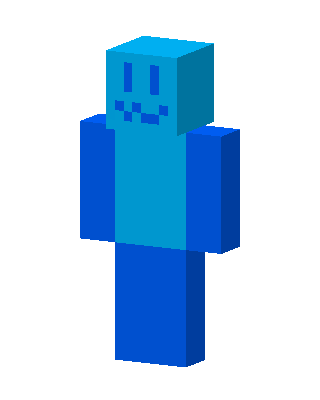 Blue Mob Boy Minecraft blue skin