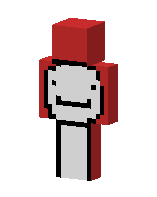 Red Costume skin, 3D preview