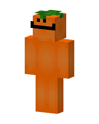Orange Man skin, 3D preview