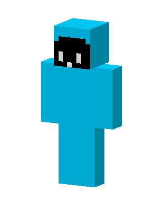 Cyan Masked Mob Minecraft mob skin