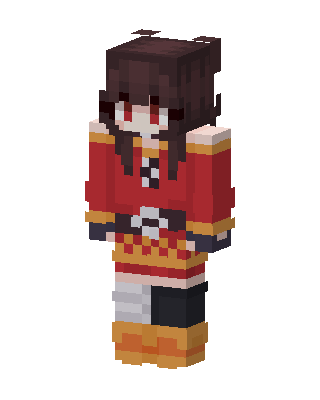 Megumin Minecraft skin