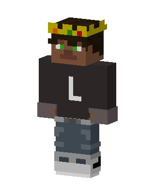 Crowned L Hoodie Minecraft skin