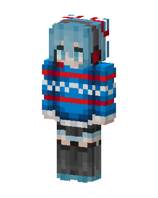 Hatsune Miku Sweater Minecraft skin