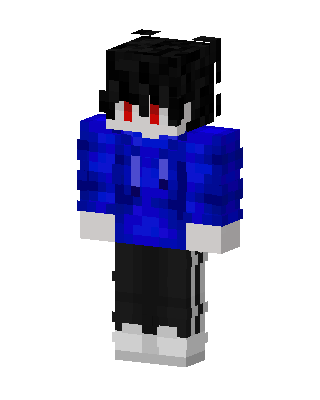 Blue Player Boy skin, 3D preview