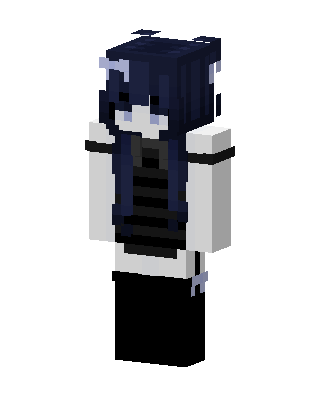 Midnight Maid skin, 3D preview