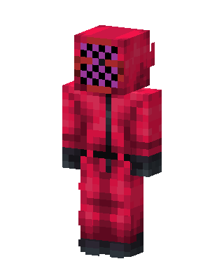 Red Gamer skin, 3D preview