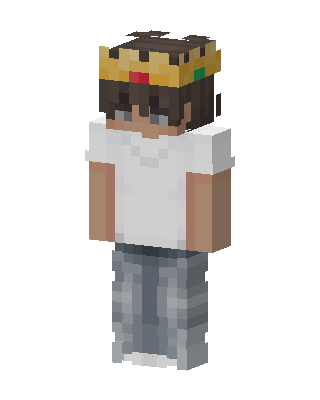 Crowned Casual skin, 3D preview