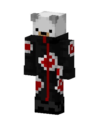Panda Akatsuki Minecraft skin