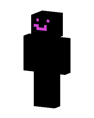Black Villain Minecraft Enderman skin