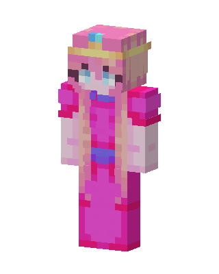 Princess Bubblegum skin, 3D preview