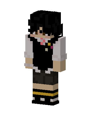 Black Student Girl Minecraft skin