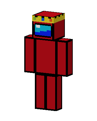 Red King Minecraft red skin