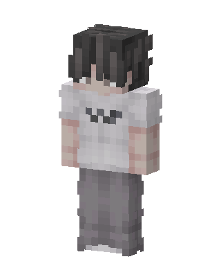 Monochrome Boy skin, 3D preview