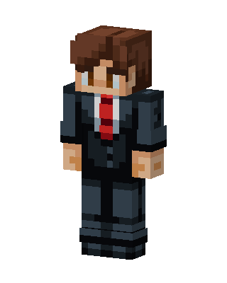 Suited Businessman skin, 3D preview