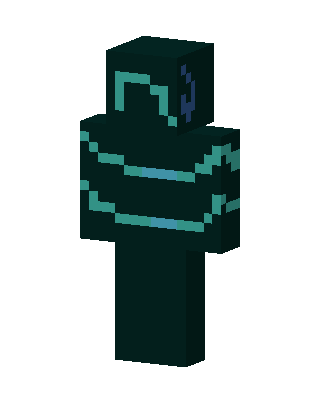 Teal Hero Boy skin, 3D preview