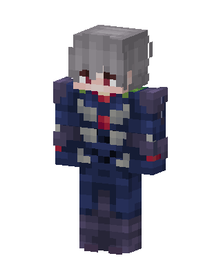 Kaworu Nagisa skin, 3D preview