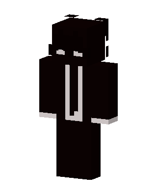 Black Villain Boy Minecraft mob skin
