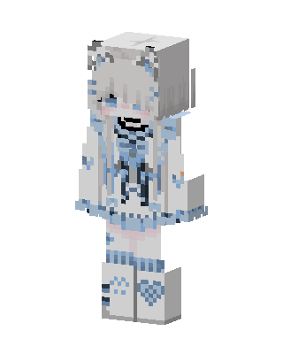 Frost Kitten skin, 3D preview