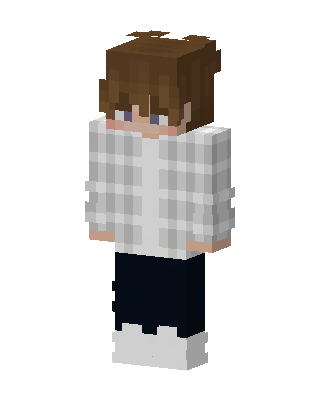 Plaid Shirt Boy skin, 3D preview