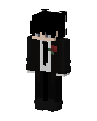 Rose Tuxedo skin, 3D preview
