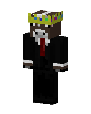 Black King Minecraft skin