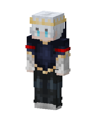 White Haired Prince skin, 3D preview