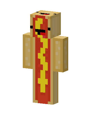 Hot Dog Minecraft skin